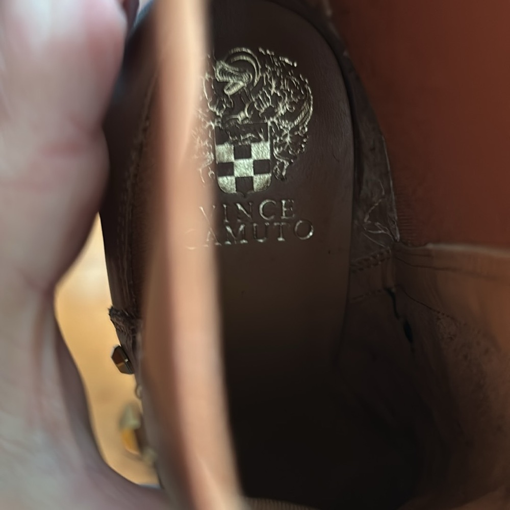 Vince Camuto Norley Studded Leather Western Ankle Booties Women’s Size 5.5 - Picture 13 of 17